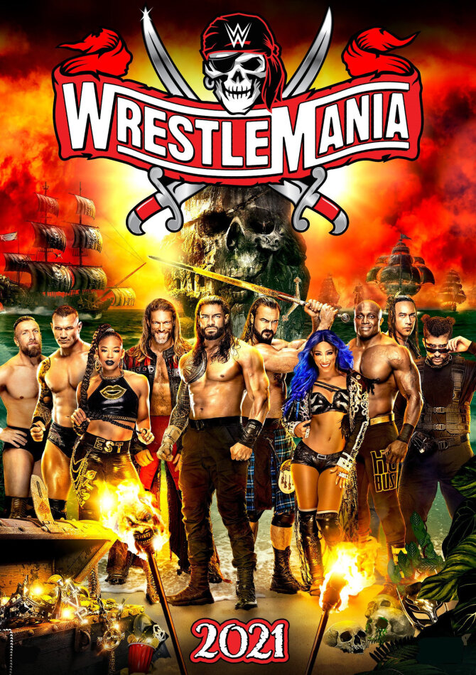 WWE: Wrestlemania 37 2 Blu-rays