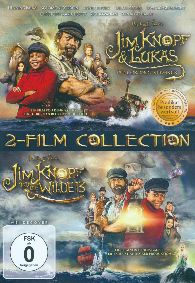 Jim Knopf & Lukas der Lokomotivführer / Jim Knopf und die Wilde 13 - 2-Film Collection 2 DVDs