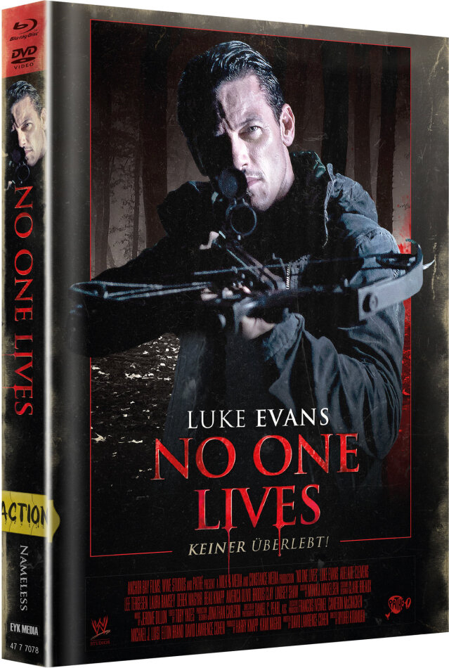 No One Lives (2012) Cover C, Limited Edition, Mediabook, Uncut, Blu-ray + DVD