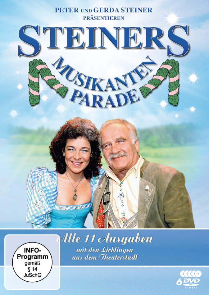 Peter Steiners Musikantenparade Fernsehjuwelen, Gesamtedition, 6 DVDs
