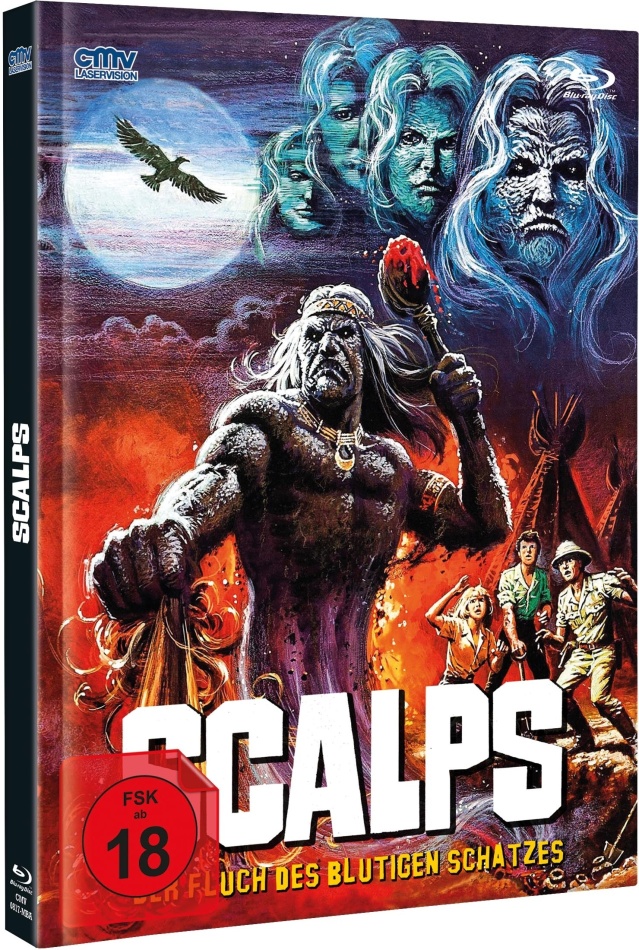 Scalps (1983) Cover A, Limited Edition, Mediabook, Blu-ray + DVD