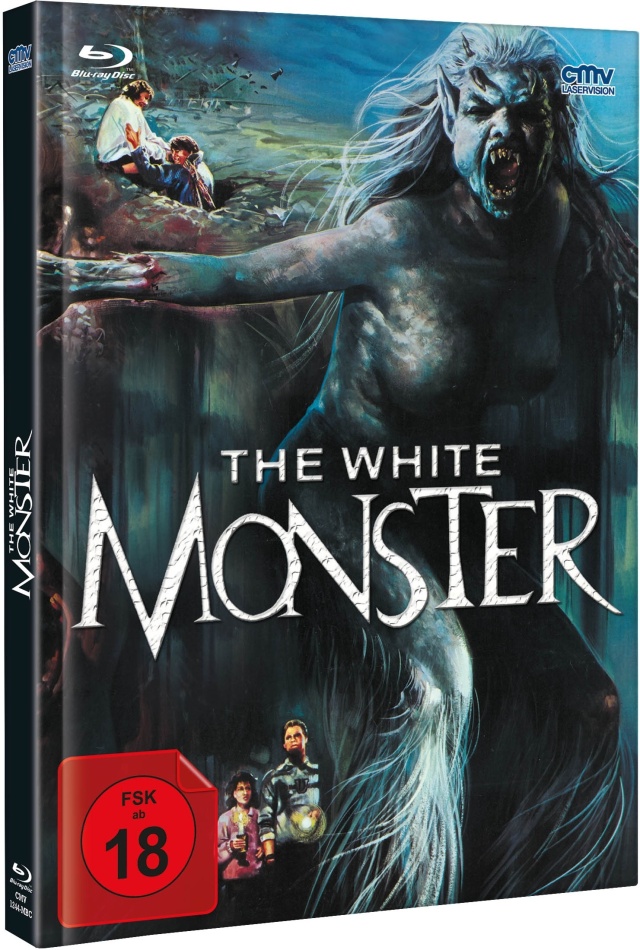 The White Monster (1988) Cover C, Limited Edition, Mediabook, Blu-ray + DVD