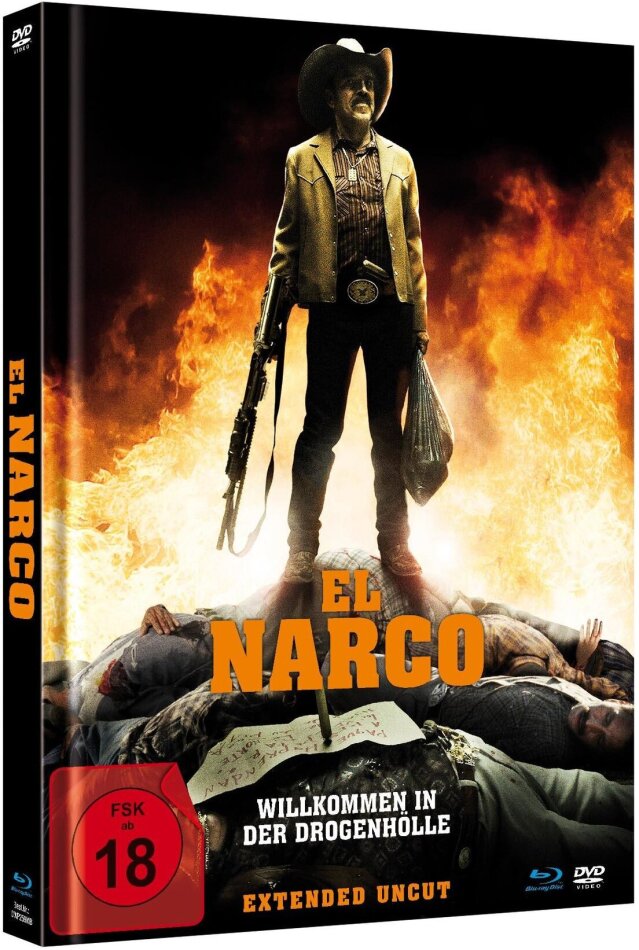 El Narco - Willkommen in der Drogenhölle (2010) Extended Edition, Limited Edition, Mediabook, Uncut, Blu-ray + DVD