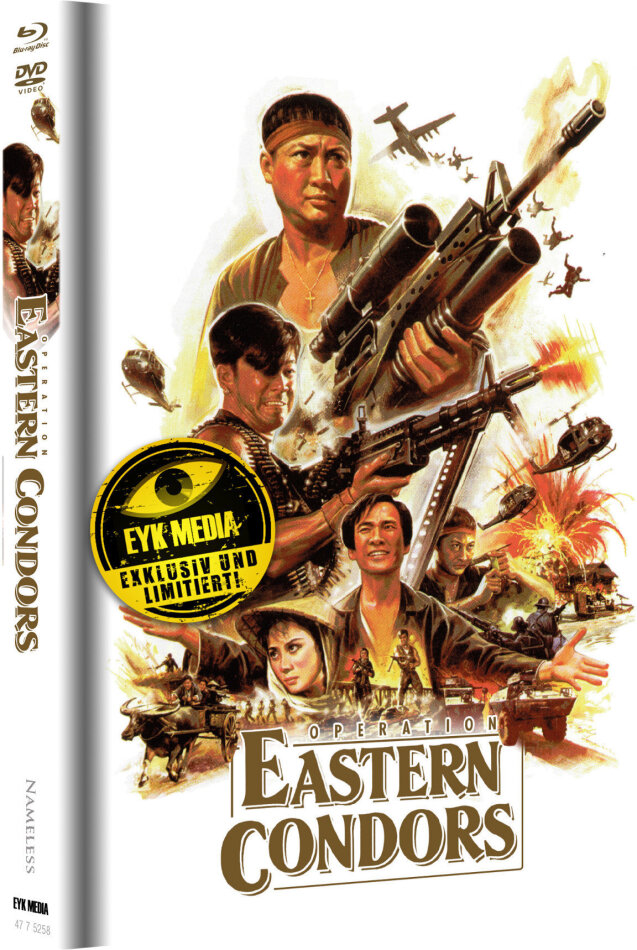 Operation Eastern Condors (1987) Cover D, Limited Edition, Mediabook, 2 Blu-rays + 2 DVDs