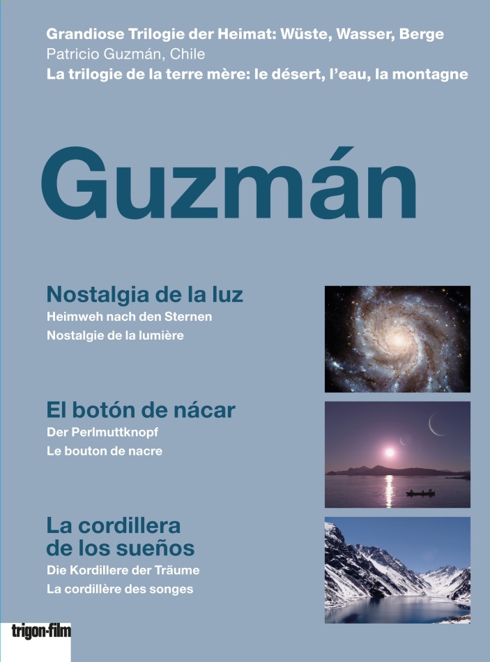 Guzmán - Nostalgia de la luz / El botón de nácar / La cordillera de los sueños 3 DVDs