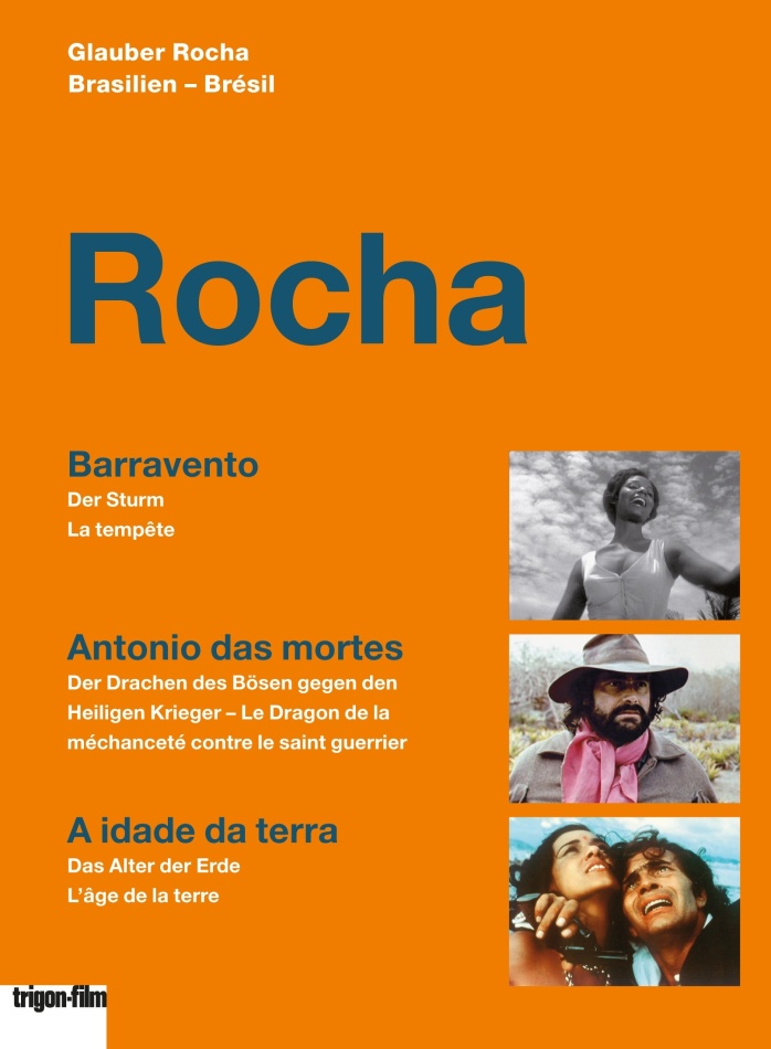 Rocha - Barravento / Antonio das mortes / A idade da terre Trigon-Film, 3 DVDs