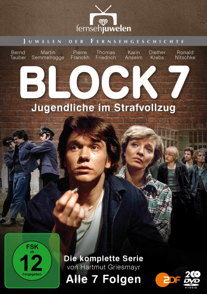 Block 7 - Jugendliche im Strafvollzug - Die komplette Serie Fernsehjuwelen, 2 DVDs