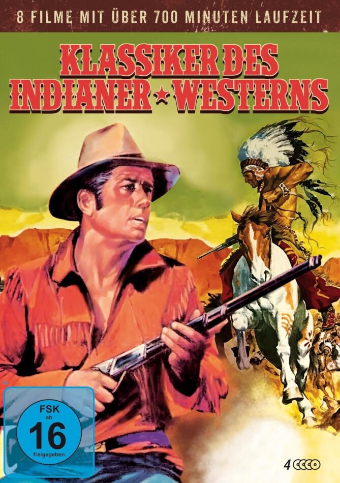 Klassiker des Indianer Westerns - 8 Filme 4 DVDs
