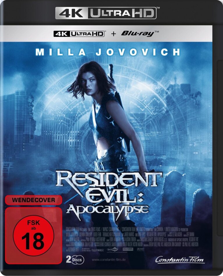 Resident Evil 2 - Apocalypse (2004) Extended Edition, Kinoversion, 4K Ultra HD + Blu-ray