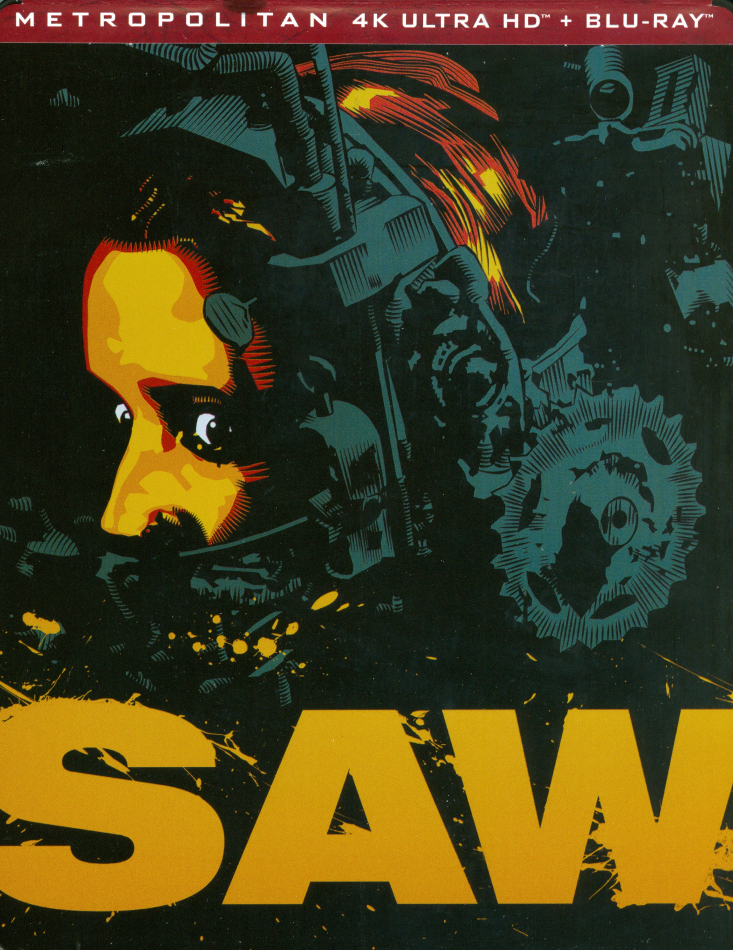 Saw (2004) Director's Cut, Limited Edition, Steelbook, 4K Ultra HD + Blu-ray
