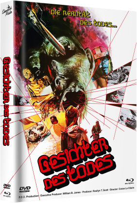 Gesichter des Todes (1978) (Cover C, Limited Edition, Mediabook, Uncut, Blu-ray + DVD)