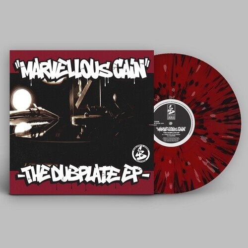 Marvellous Caine - Dubplate Red With White And Black Splatter Vinyl, 12" Maxi