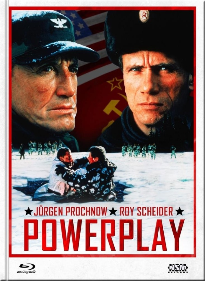Powerplay (1990) Cover C, Limited Collector's Edition, Mediabook, Blu-ray + DVD
