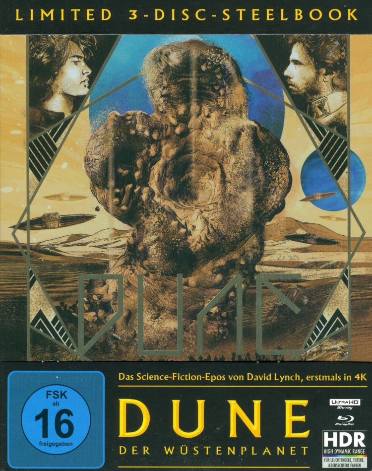 Dune - Der Wüstenplanet (1984) Limited Edition, Steelbook, 4K Ultra HD + 2 Blu-rays
