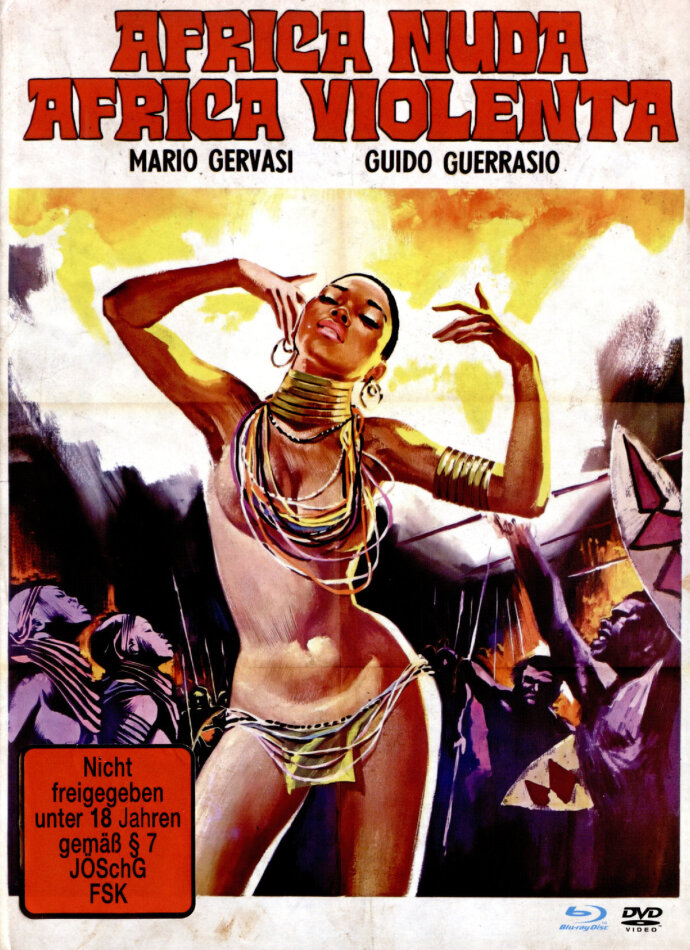 Africa Nuda, Africa Violenta (1974) Cover B, Uncensored, Limited Edition, Mediabook, Remastered, Uncut, Blu-ray + DVD