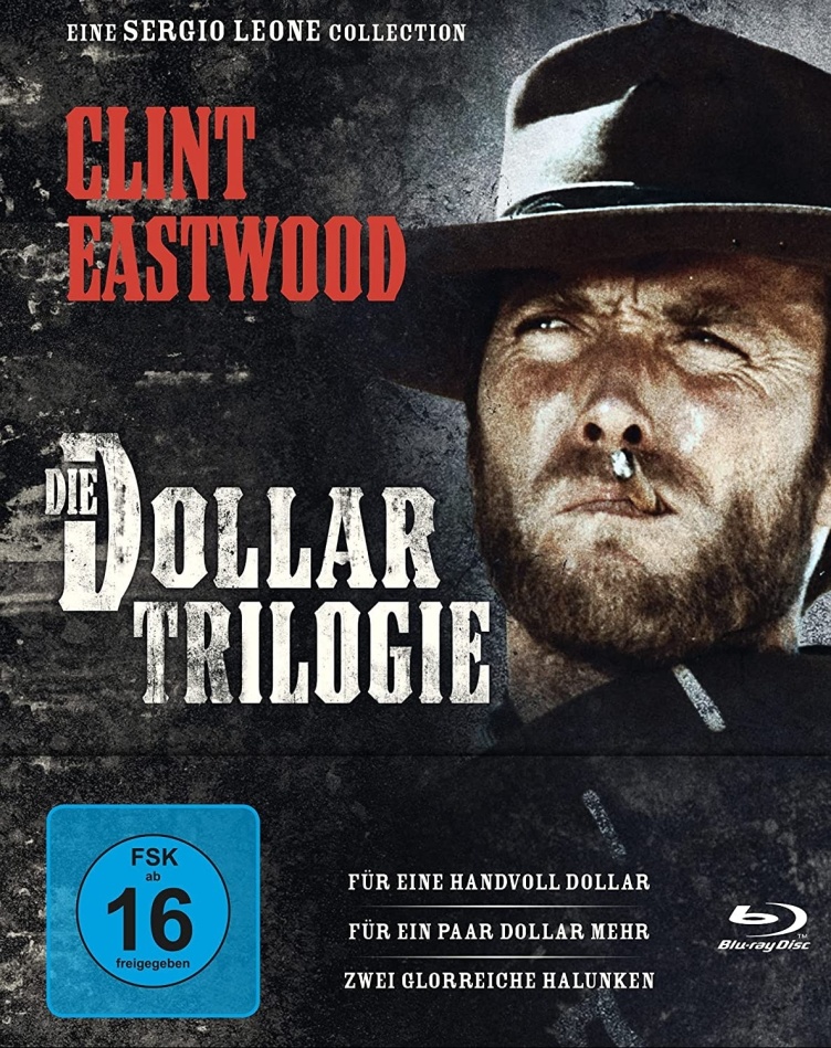 Die Dollar Trilogie - Für eine Handvoll Dollar / Für ein paar Dollar mehr / Zwei glorreiche Halunken Limited Edition, Mediabook, 3 Blu-rays