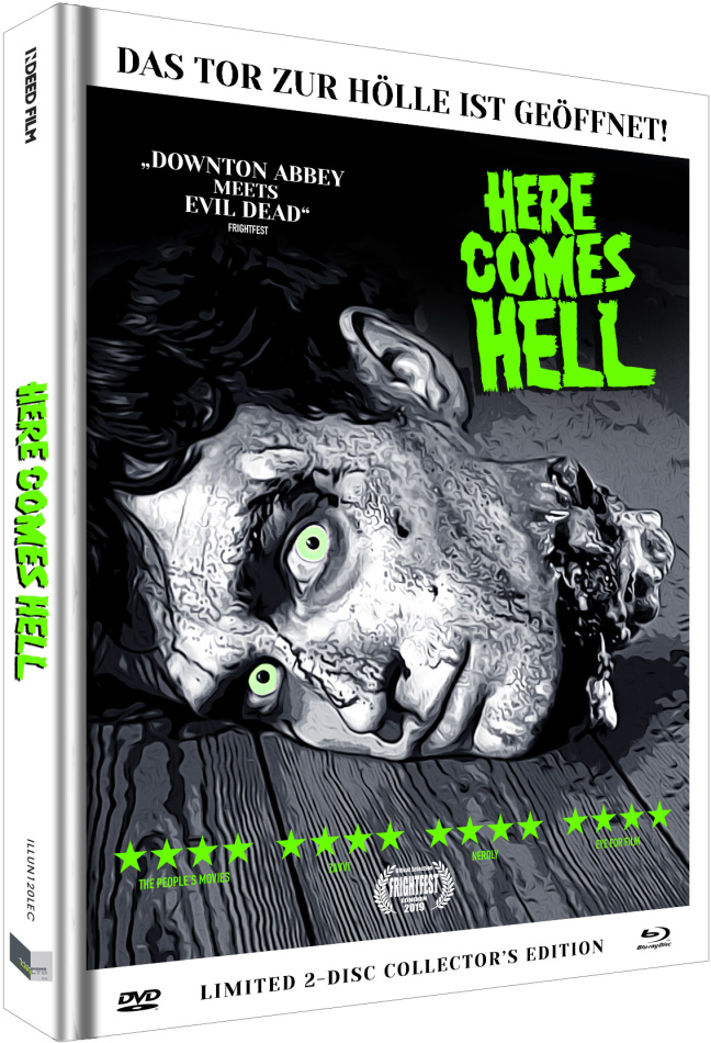 Here Comes Hell (2019) Cover C, Limited Collector's Edition, Mediabook, Uncut, Blu-ray + DVD