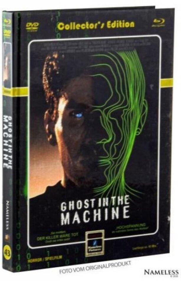 Ghost in the Machine (1993) Cover C, Collector's Edition, Limited Edition, Mediabook, Uncut, Blu-ray + DVD