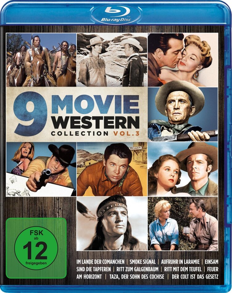 9 Movie Western Collection - Vol. 3 3 Blu-rays