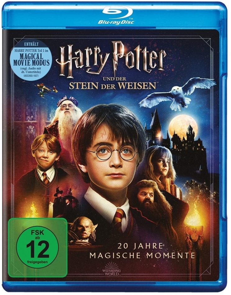 Harry Potter und der Stein der Weisen - Magical Movie Mode (2001) Jubiläumsedition, 2 Blu-rays