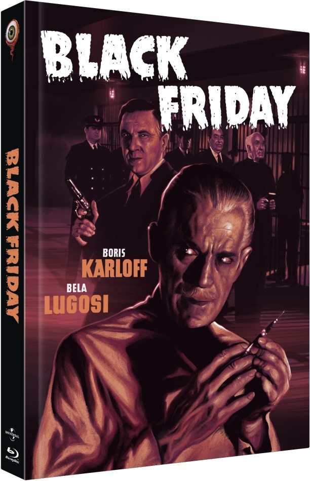 Black Friday (1940) Cover C, Limited Collector's Edition, Mediabook, Uncut, Blu-ray + DVD
