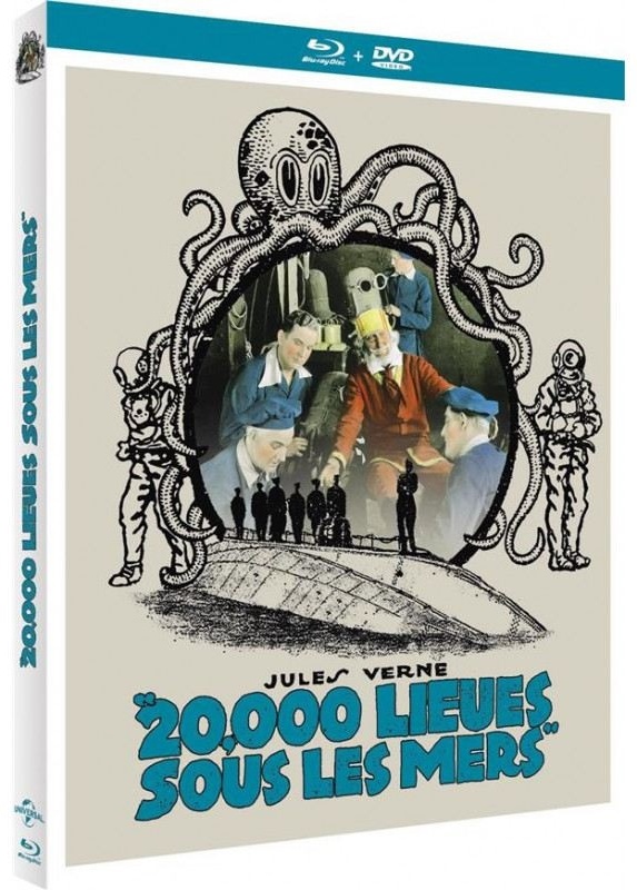 20.000 lieues sous les mers (1916) Stummfilm, s/w, Blu-ray + DVD