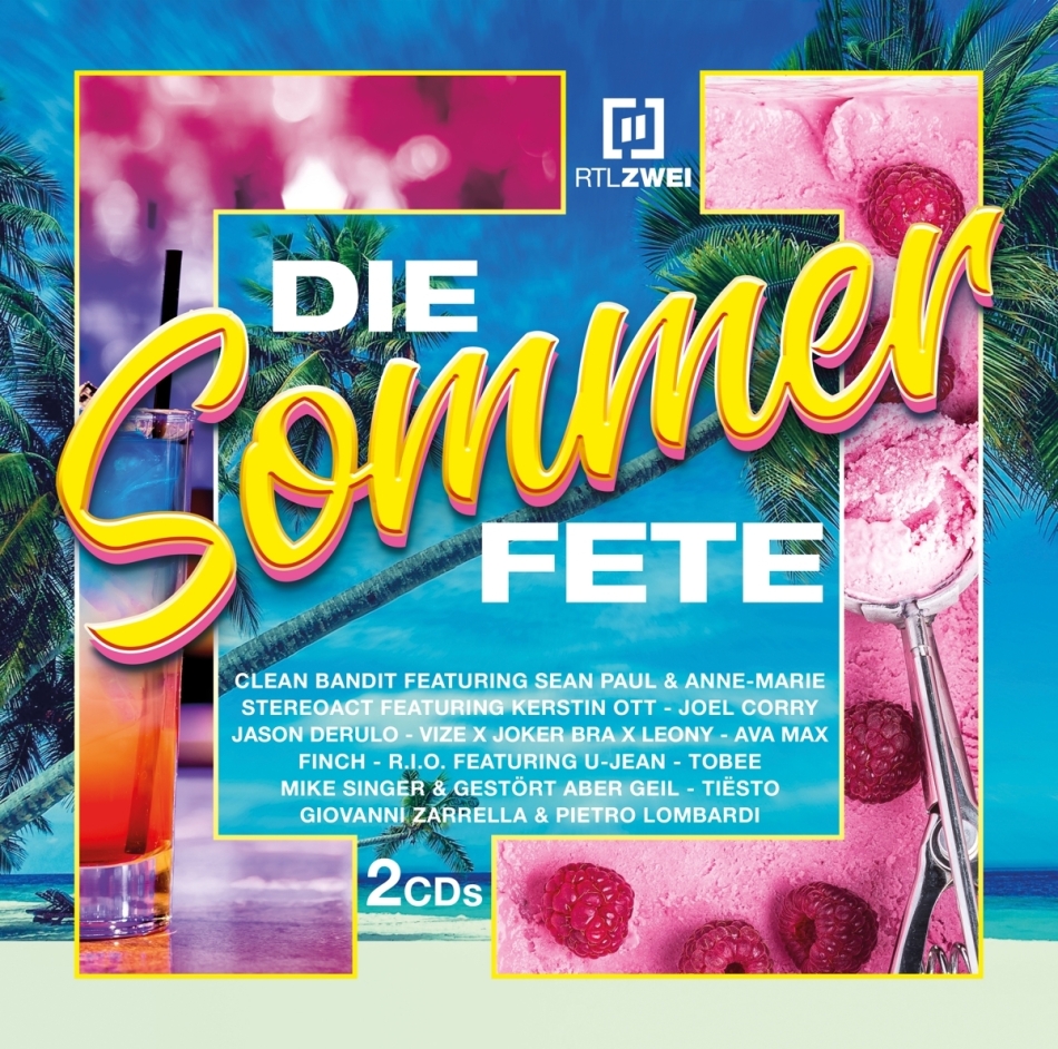 RTL ZWEI Die Sommer Fete 2 CDs