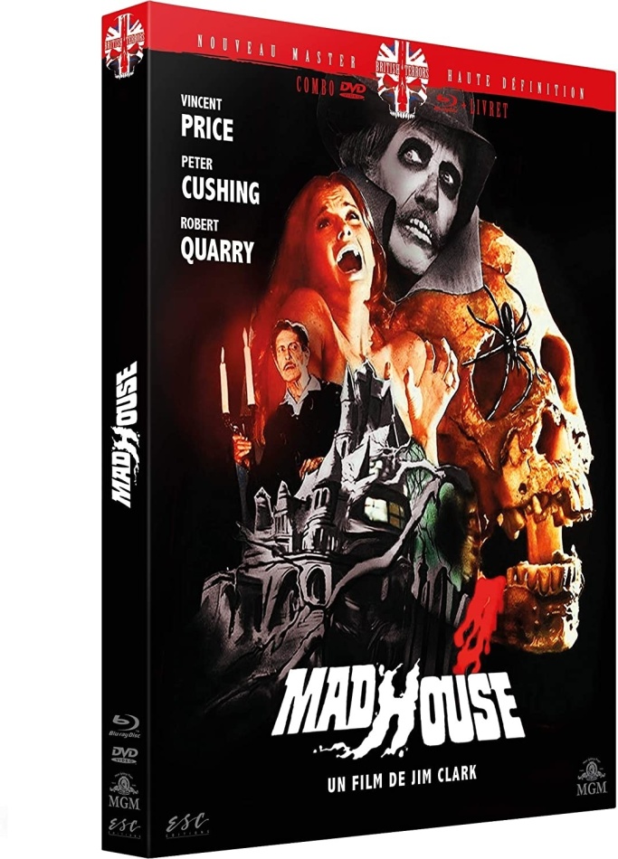 Madhouse (1974) Nouveau Master Haute Definition, Digibook, Blu-ray + DVD