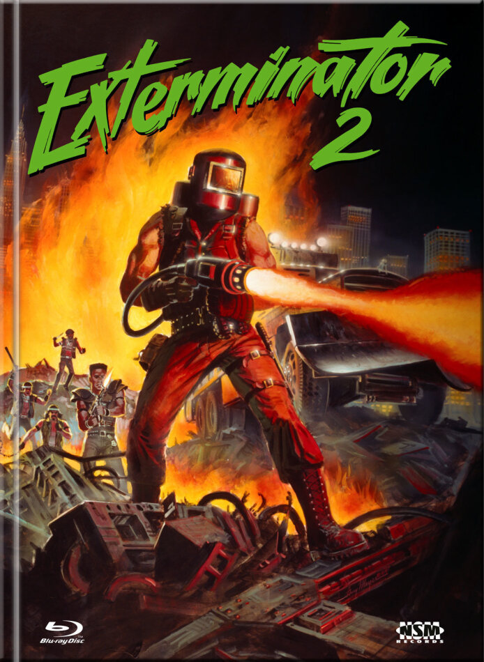 Exterminator 2 (1984) Cover A, Limited Collector's Edition, Mediabook, Uncut, Blu-ray + DVD
