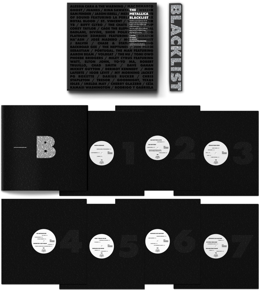 The Metallica Blacklist 7 LPs