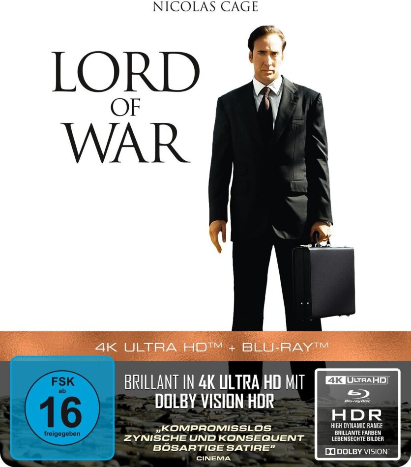 Lord of War - Händler des Todes (2005) Limited Edition, Steelbook, 4K Ultra HD + Blu-ray