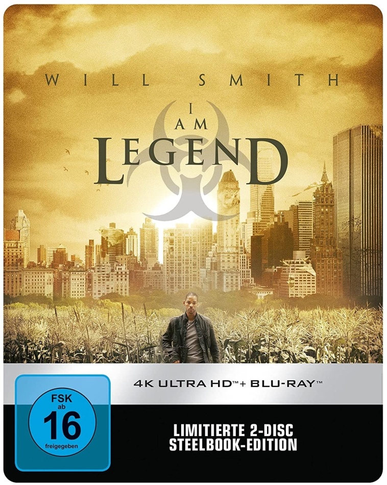 I am Legend (2007) Limited Edition, Steelbook, 4K Ultra HD + Blu-ray