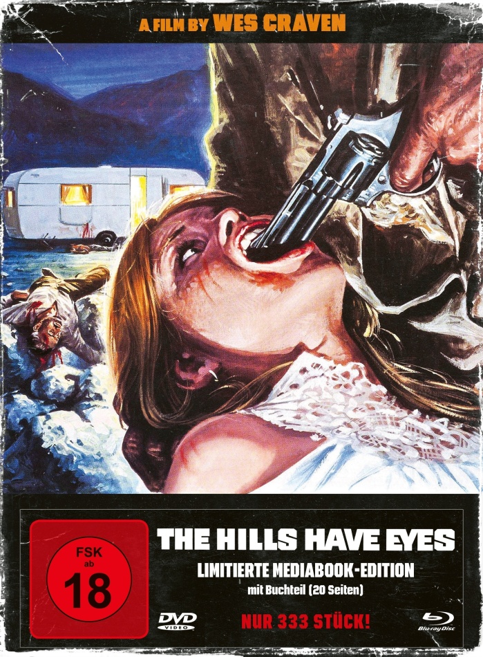 The Hills Have Eyes (1977) Cover B, Limited Edition, Mediabook, Blu-ray + DVD