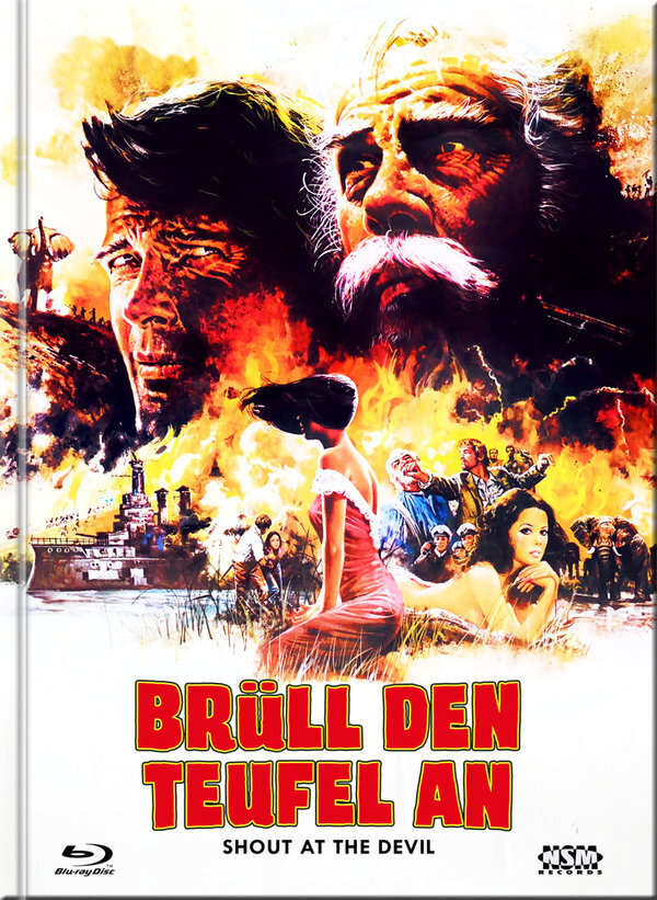 Brüll den Teufel an (1976) Cover G, Limited Collector's Edition, Mediabook, Uncut, Blu-ray + DVD