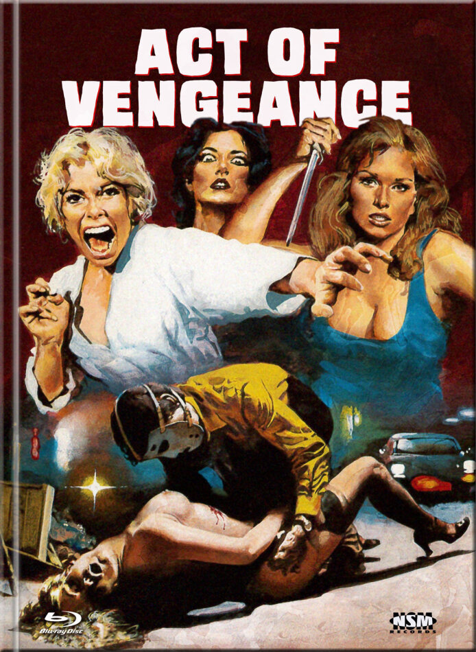 Act of Vengeance (1974) Cover C, Limited Collector's Edition, Mediabook, Uncut, Blu-ray + DVD