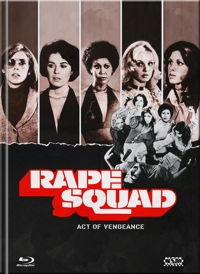 Rape Squad - Act of Vengeance (1974) Cover D, Limited Collector's Edition, Mediabook, Uncut, Blu-ray + DVD