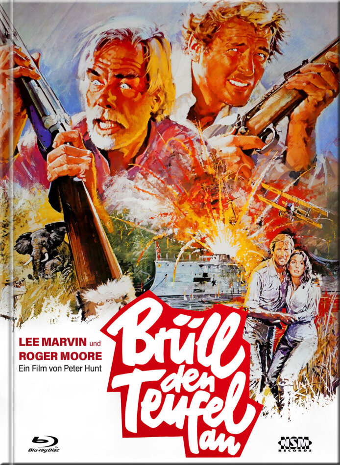 Brüll den Teufel an (1976) Cover A, Limited Collector's Edition, Mediabook, Uncut, Blu-ray + DVD