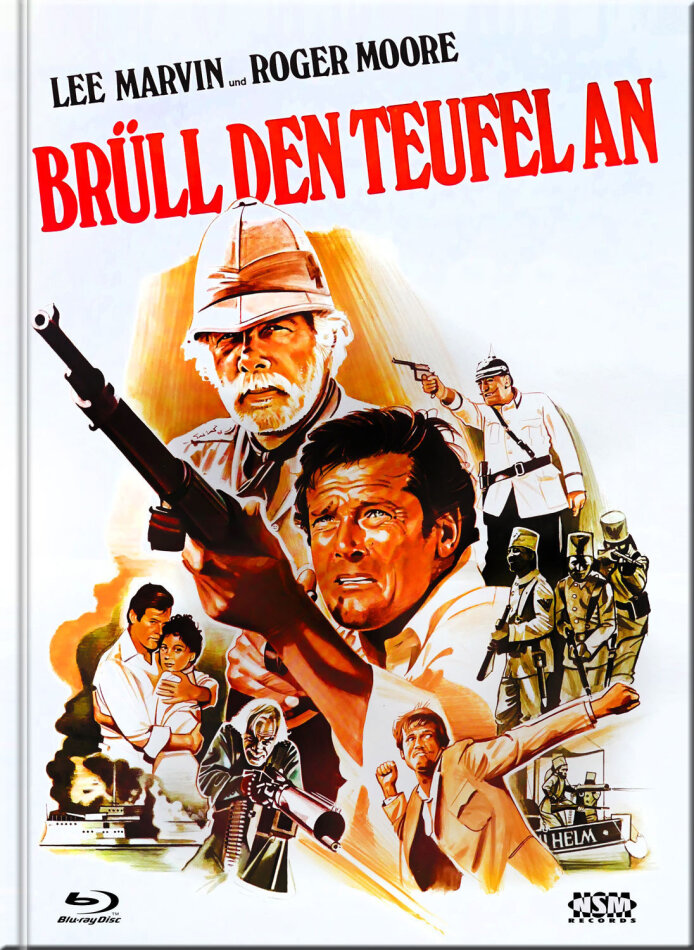 Brüll den Teufel an (1976) Cover C, Limited Collector's Edition, Mediabook, Uncut, Blu-ray + DVD