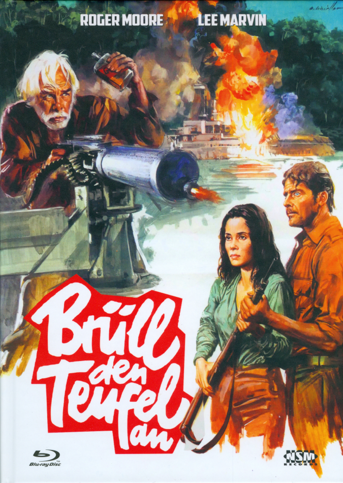 Brüll den Teufel an (1976) Cover D, Limited Collector's Edition, Mediabook, Uncut, Blu-ray + DVD