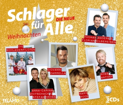 Schlager f&uuml;r Alle-Weihnachten 2021 (3 CDs)