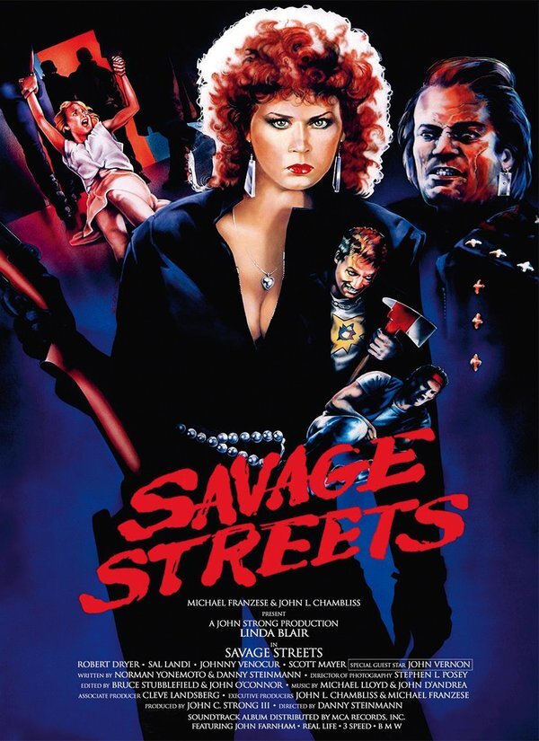 Savage Streets (1984) Cover C, Collector's Edition, Limited Edition, Mediabook, Remastered, Blu-ray + DVD