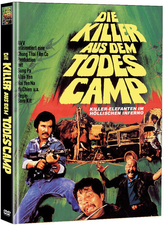 Die Killer aus dem Todescamp (1976) Cover B, Super Spooky Stories, Limited Edition, Mediabook, 2 DVDs