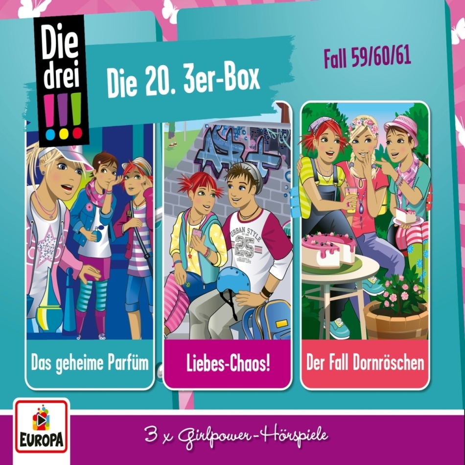 Die Drei !!! - Die 20. 3er Box (Folgen 59,60,61) 3 CDs