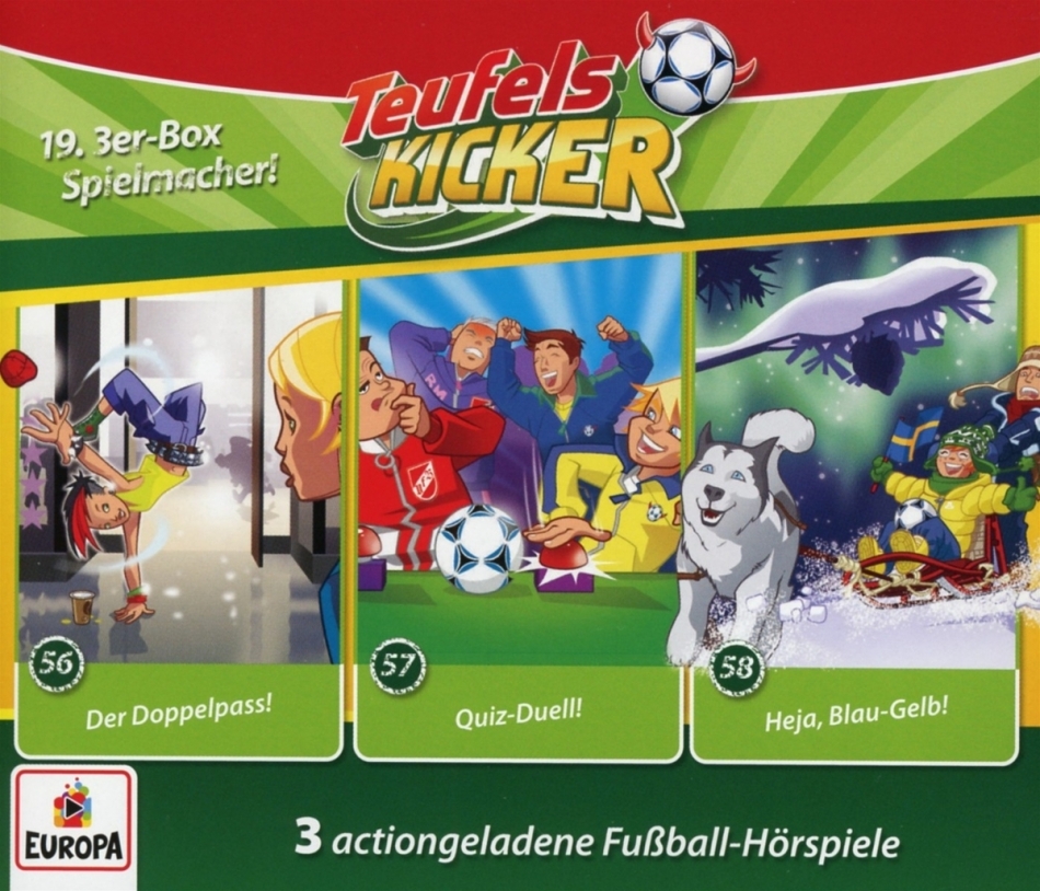 Teufelskicker - 19/3er Box (Folgen 56,57,58) 3 CDs