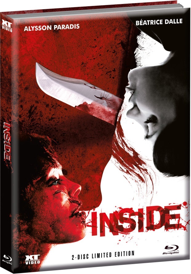 Inside (2007) Wattiert, Cover 2, Limited Edition, Mediabook, Blu-ray + DVD