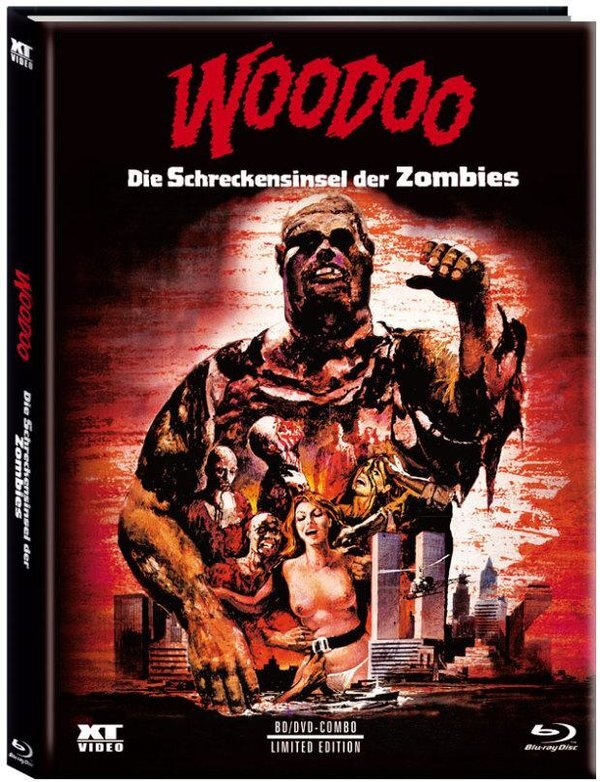 Woodoo - Die Schreckensinsel der Zombies (1979) Cover B, Limited Edition, Mediabook, Blu-ray + DVD