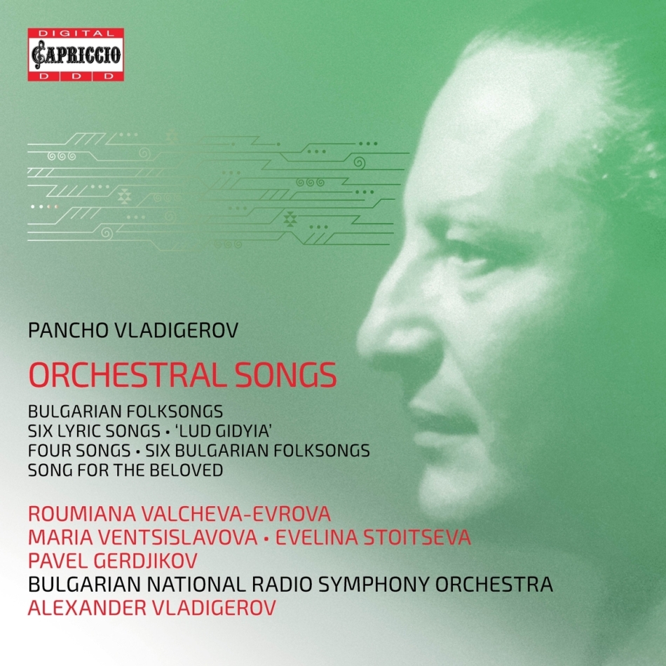 Pancho Vladigerov (1899-1978), Alexander Vladigerov, Roumiana Valcheva-Evrova, Maria Ventsislavova, Evelina Stoitseva, … - Orchestral Songs 2 CD