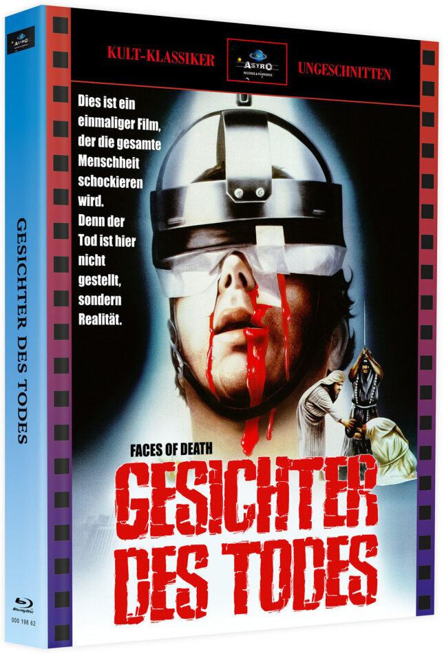 Gesichter des Todes (1978) Kult-Klassiker Ungeschnitten, Cover A, + Bonusfilm, Limited Edition, Mediabook, Blu-ray + DVD