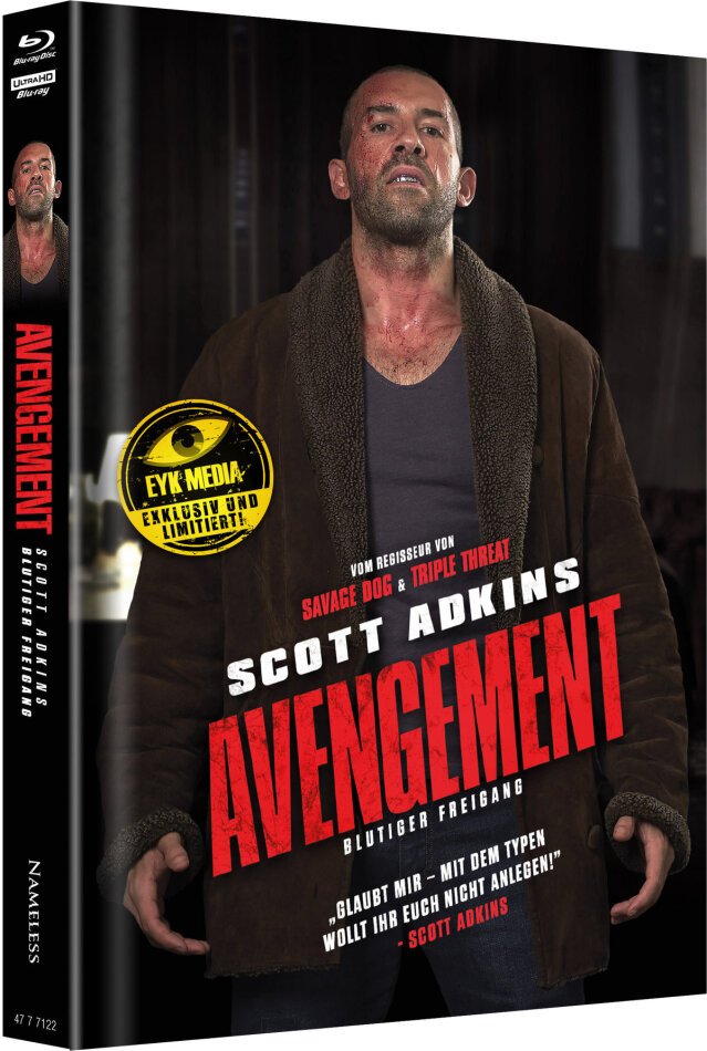 Avengement - Blutiger Freigang (2019) Cover H, Limited Edition, Mediabook, Uncut, 4K Ultra HD + Blu-ray