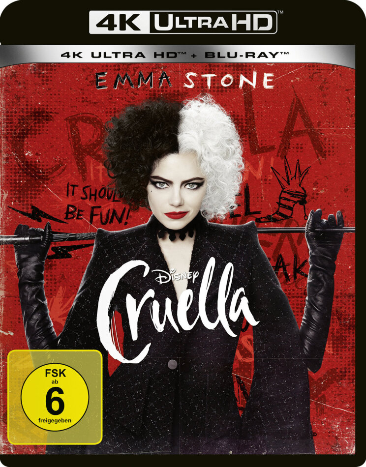 Cruella (2021) 4K Ultra HD + Blu-ray
